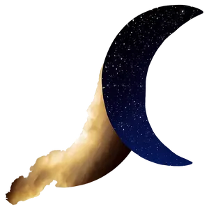 Crescent Moon Night Sky PNG 7 PNG