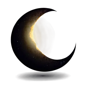 Crescent Moon On Dark Background Png 8 PNG image