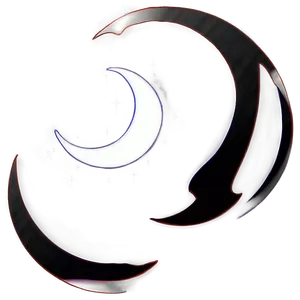 Crescent Moon Outline Png 73 PNG image