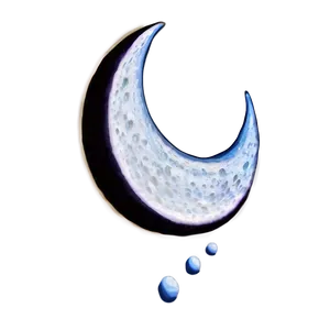 Crescent Moon Reflection Png Eto8 PNG image