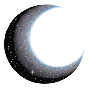 Crescent Moon Silhouette Png 05212024 PNG image