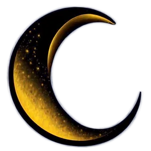 "crescent Moon Silhouette PNG" A