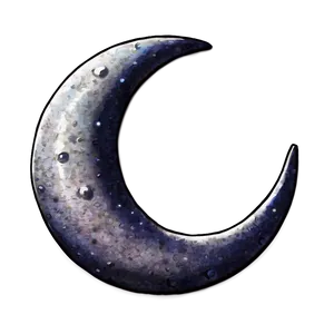 Crescent Moon With Eyes Png 62 PNG image