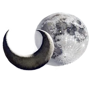 Crescent Moon With Owl Png Ila PNG image