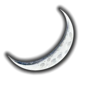 Crescent Moon With Planet Png 05212024 PNG image