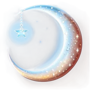 Crescent Moon With Stars Png Bfu PNG image