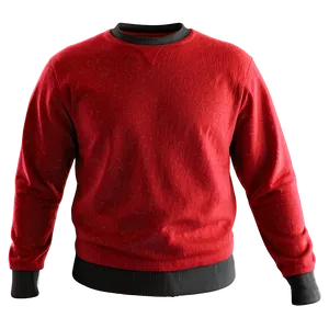 Crew Neck Red Sweater PNG 27 PNG