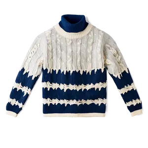 Crewneck Jumper With Turtleneck PNG Fwb75 PNG