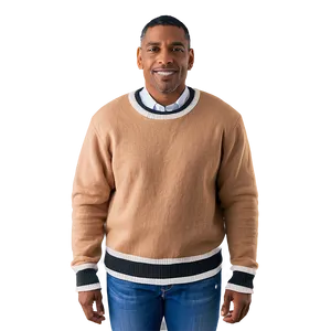 Crewneck Pullover With Zipper PNG Rnt5