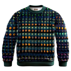 Crewneck Sweatshirt With Button PNG Wpc