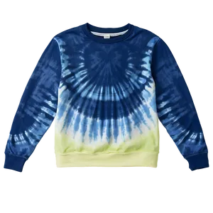 Crewneck Top With Tie Dye PNG Ngu17 PNG
