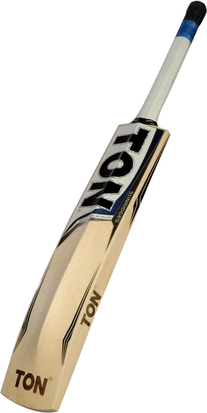 Cricket Bat T O N Brand Isolated PNG image