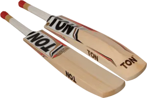 Cricket Bats T O N Brand PNG image