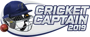 Cricket Captain2019 Equipmentand Logo PNG image