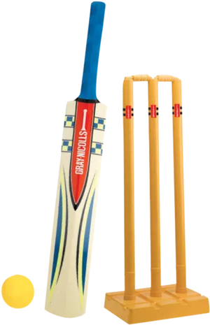 Cricket Equipment Display PNG image
