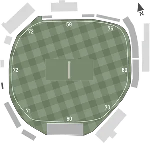 Cricket Stadium Layout Plan PNG image