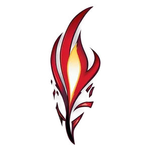 Crimson Flame Graphic PNG 96 PNG