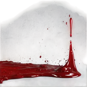 Crimson Flows: Blood Splatter Effect PNG 04302024