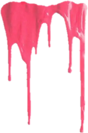 Crimson Paint Drip Texture PNG