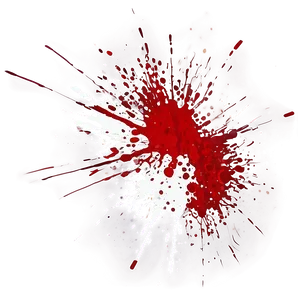 Crimson Red Splatter Pattern PNG 48 PNG