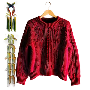 Crimson Red Sweater Png Krl35 PNG image