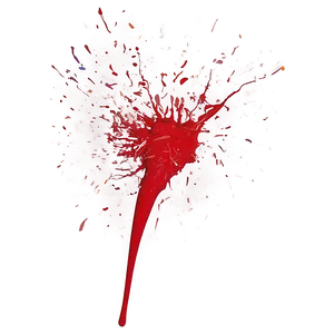 Crimson Splatter Splash Png 06132024 PNG image