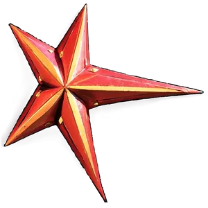 Crimson Star PNG Qdl56