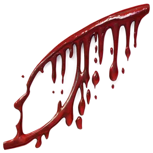 Crimson Trails: Blood Spill Effect PNG 95