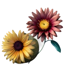 Crisp Fall Flowers PNG Aaj34 PNG