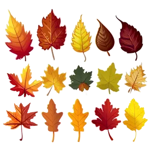 Crisp Fall Leaves Png Vgs PNG image