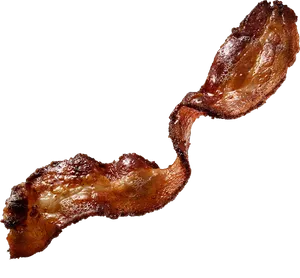 Crispy Bacon Slice Isolated PNG image