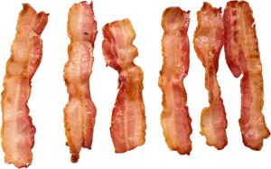 Crispy Bacon Strips PNG image