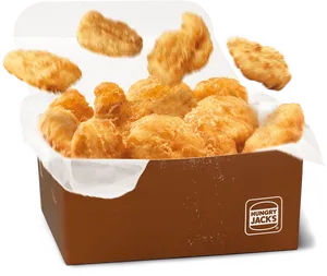 Crispy Chicken Nuggetsin Box PNG image