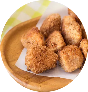Crispy Chicken Nuggetson Plate