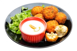 Crispy Chicken Nuggetswith Dip