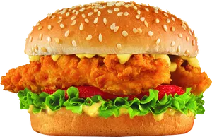 Crispy Chicken Sandwichwith Mustard