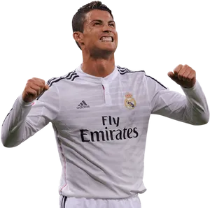Cristiano Ronaldo Celebration Real Madrid PNG image