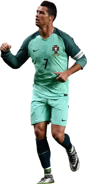 Cristiano Ronaldo Portugal Kit Celebration PNG image