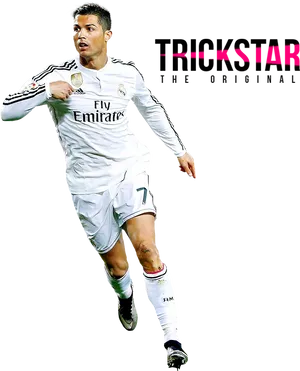 Cristiano Ronaldo Real Madrid Action PNG image