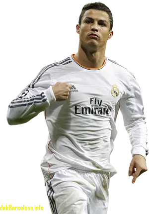 Cristiano Ronaldo Real Madrid Kit PNG image