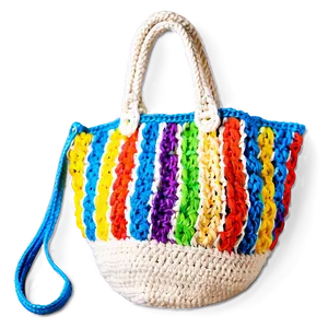 Crochet Beach Bag PNG 06292024