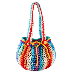 Crochet Beach Bag PNG 18