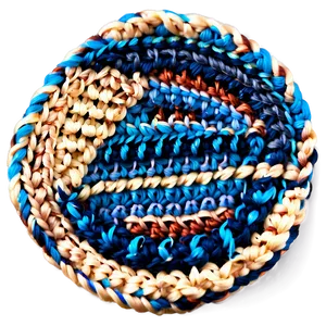 Crochet Coaster Pattern PNG 06252024