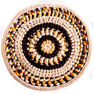 Crochet Coaster Pattern PNG 11