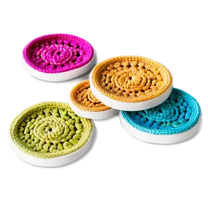 Crochet Coaster Pattern PNG 46