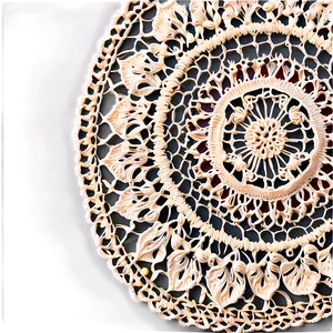 Crochet Doily Design Png 06122024 PNG image