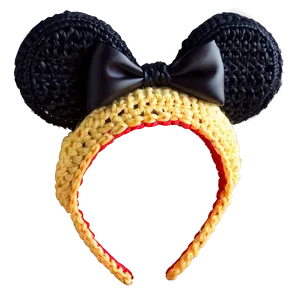 Crochet Minnie Mouse Ears PNG 96 PNG