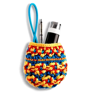 Crochet Pouch PNG 33