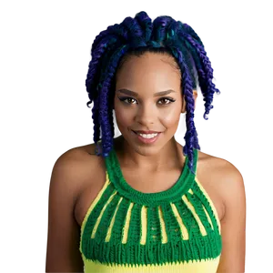 Crochet Short Dreads Png 69 PNG image