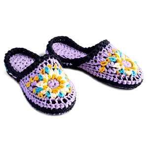 Crochet Slippers PNG Nck